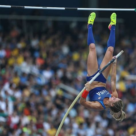 With 32 athletes competing, the event was won by thiago braz da silva from brazil. Lexi Weeks of the United States competes in the Women's ...