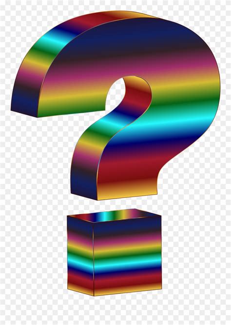 Rainbow Question Mark Clipart 299411 Pinclipart