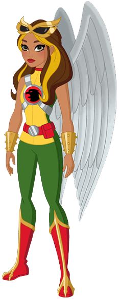 Hawkgirl The Thanagarian Also A Much More Modest Costume Than Hawkwoman Has Been Known To