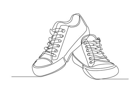 Two Shoes With Laces On Them Are Facing Each Other