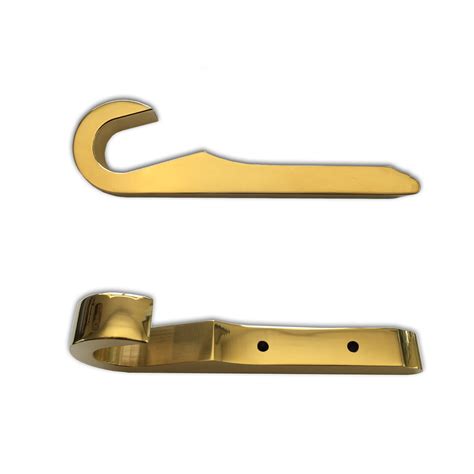 Solid Brass Ladder Hooks Pair Andrew Nebbett Designs