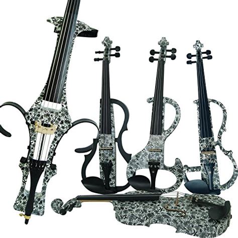 Leeche Premium Acoustic Violins Full Size Solid Wood Electric Violin