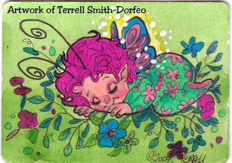 Sleeping Baby Fairy By Terrell Smith Dorfeo