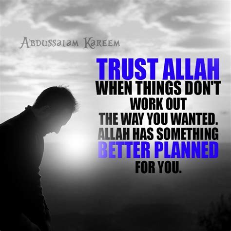 Trust Allah .. | Islamic inspirational quotes, Life quotes deep, Pray ...