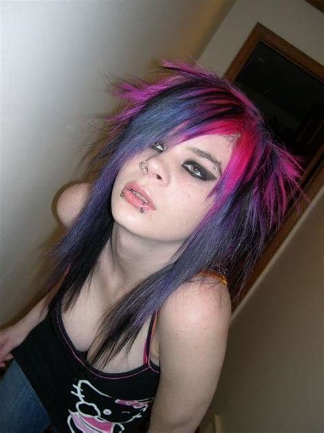 miss hairstyles photos with emo hair for beautiful girls pictures typically cute scene emo hair