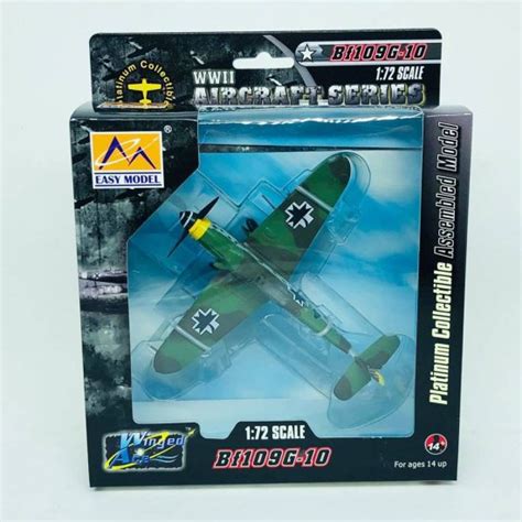 Miniatura Avião Messerschmitt Bf109g 10 1945 172 Easy Model
