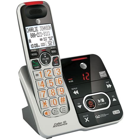 Atandt Atcrl32102 Dect 60 Big Button Cordless Phone System With Digital