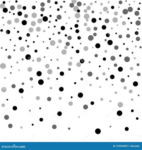 Random Black Dots Top Gradient With Random Stock Illustration