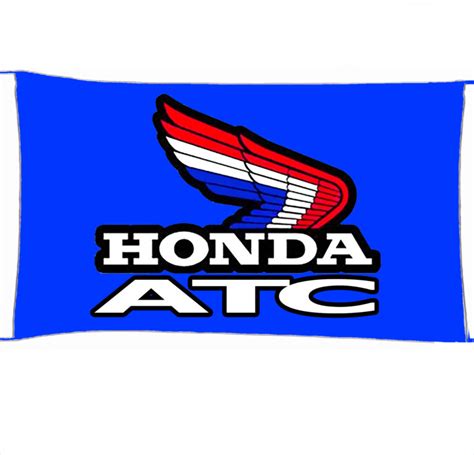 Honda Atc Landscape Blue Flag Banner 5 X 3 Ft 150 X 90 Cm Flags