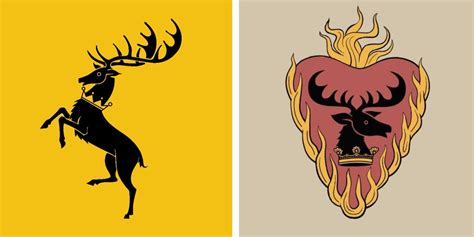 Game Of Thrones 10 Best House Sigils In Westeros Ranked