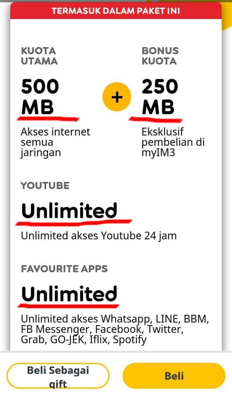 Apa itu kuota ketengan telkomsel? Coba Paket Unlimited Youtube Indosat, Apakah Unlimited ...