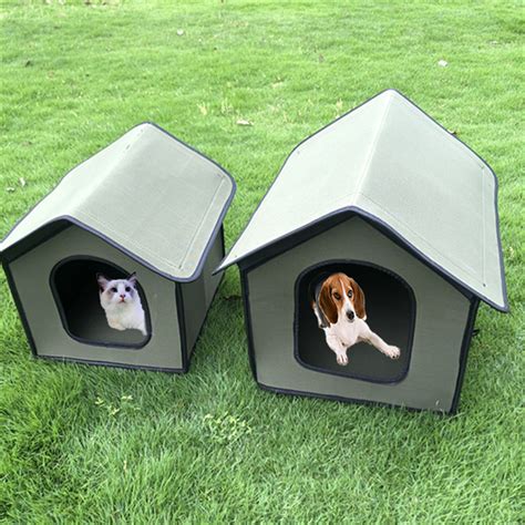 Foldable Large Pet Dog Bed House Eva Waterproof Outdoor Cat Etsy