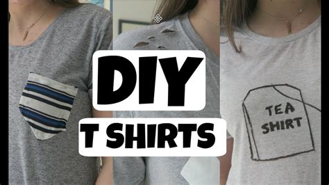 Diy Upcycled T Shirts Youtube