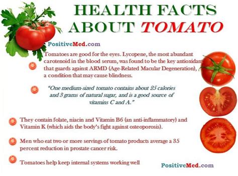 Health Facts About Tomato Positivefoodie