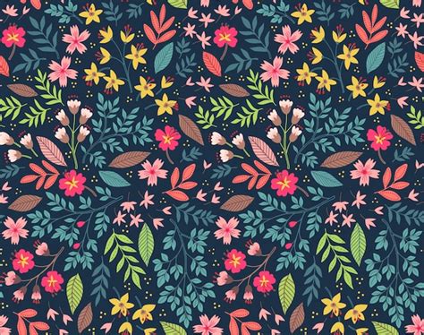 Cute Floral Pattern In The Small Colorful Flowers Seamless Vector