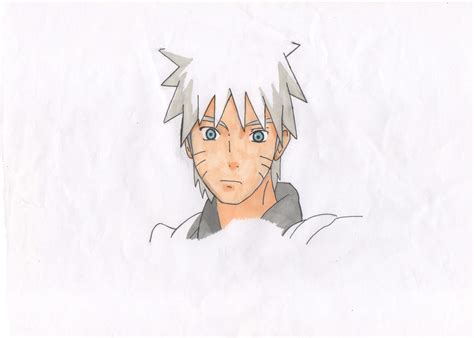 White Haired Naruto By Elow01 On Deviantart