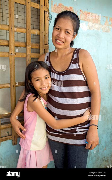 Philippine Mother And Daughter Stock Photo Alamy
