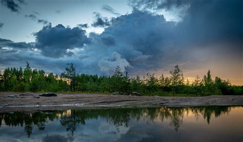 Free Images Clouds Environment Evening Lake
