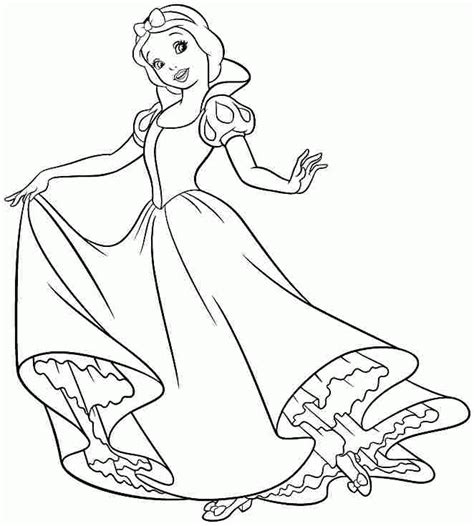 Ariel snow white disney princess coloring pages. Disney Princess Coloring Pages Snow White - Coloring Page ...