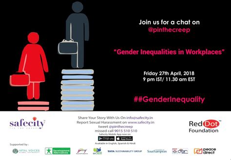 Promoting gender equality at work. Gender Inequalities in the Workplace | Safecity