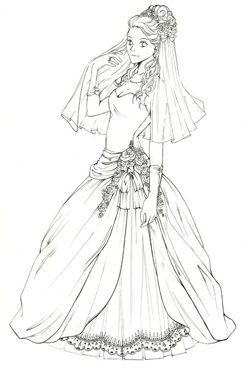 Lines Wedding Dress Michiru By Nao On Deviantart