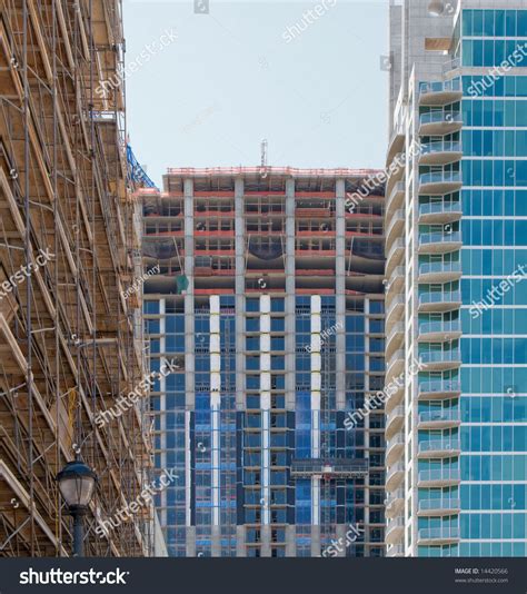 Multiple Highrise Buildings Under Construction In Atlanta