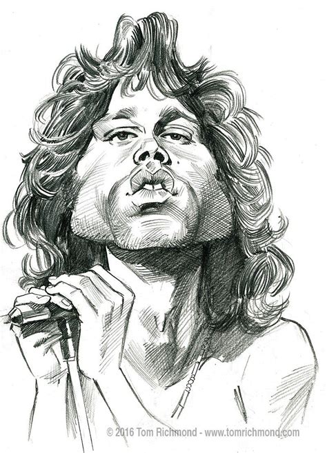 Sketch Othe Week Jim Morrison Caricature Caricature