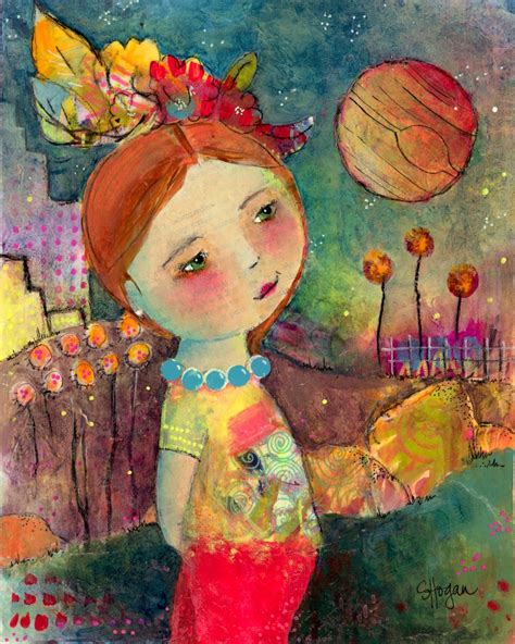 Whimsical Girl Limited Edition Fine Art Print Jupiter Outer Etsy