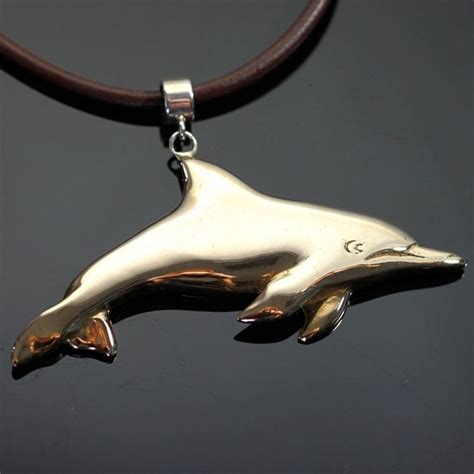 Dolphin Pendant Bronze Anisa Stewart