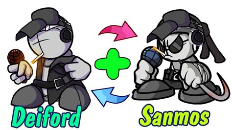 Swapping Deimos And Sanford Madness Combat Fnf Speedpaint Youtube