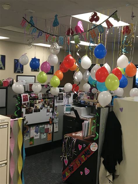 Cubicle Birthday Decoration Cubicle Birthday Decorations Office