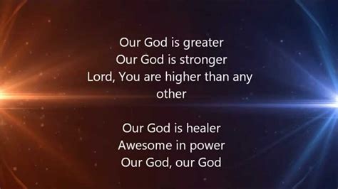 Luhan — that good good. Micah Stampley - Our God (Lyrics) - YouTube