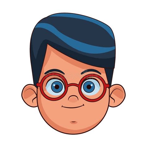 Boy Face Avatar Profile Picture Stock Vector Illustration Of Cartoon