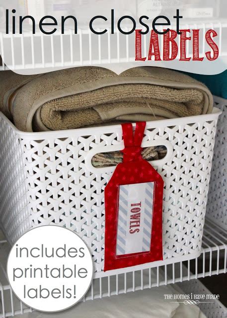 Printable Labels For Organizing A Linen Closet Fit Inside The Luggage
