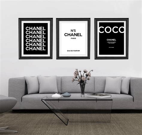 Chanel Wall Art Coco Chanel Art Chanel Decor Coco Chanel Etsy