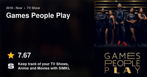 Games People Play Tv Series 2019 Now