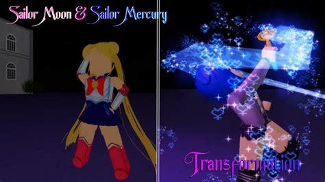 Roblox Sailor Moon Project Sailor Moon And Sailor Mercury