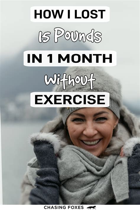 How I Lost 15 Pounds In A Month Without Exercise In 2020 Exercise