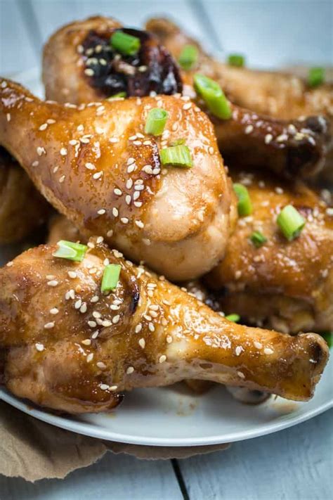 Learning to roast whole chickens will allow you to prepare meat for a large family or several meals at once. Sweet & Sticky Oven Baked Chicken Drumsticks - Dishing Delish