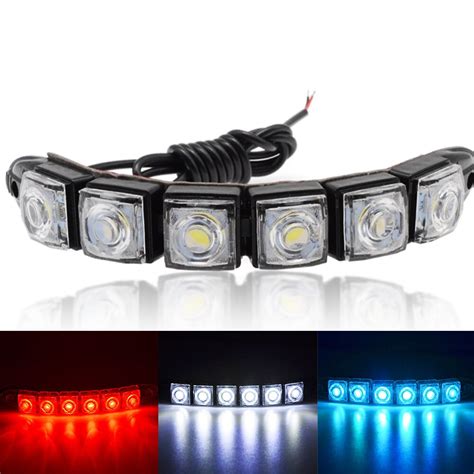 Waterdichte Multi Kleuren Drl Licht Auto Auto Decoratieve Flexibele