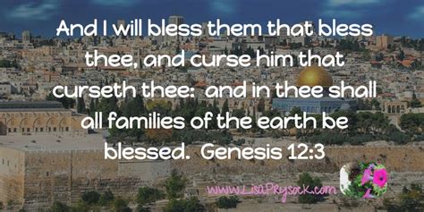 God Will Bless Those Who Bless Israel We Who Have Accepted Jesus As