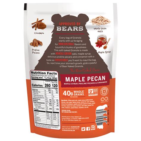Bear Naked Granola Maple Pecan Oz Bag Granola Muesli Meijer