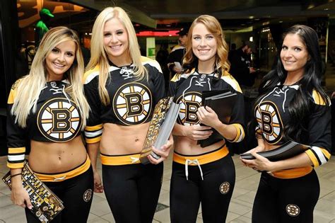 Boston Bruins Ice Girls Ice Girls Hockey Girls Professional
