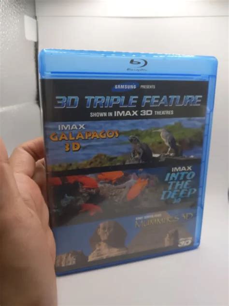 3d triple feature dinosaurs alive and wild ocean and mummies imax 3d bluray 16 90 picclick