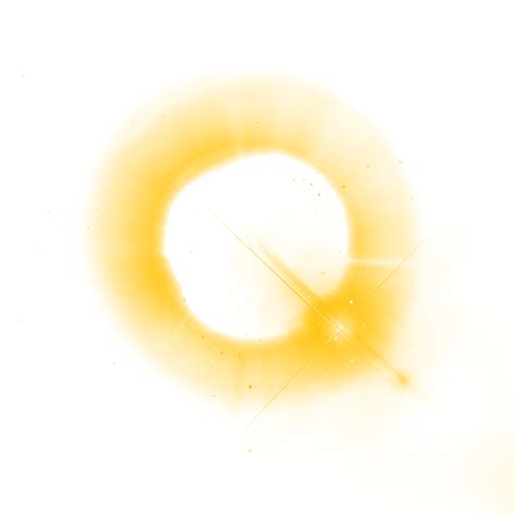 Round Light Effect Yellow 1 Light Circle Glow Png Transparent