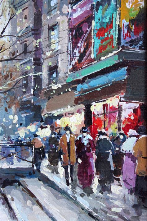 Antoine Blanchard - Les Grands Boulevards et La Porte Saint Denis For