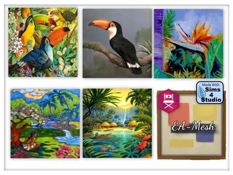 Sims 4 Landscape Paintings