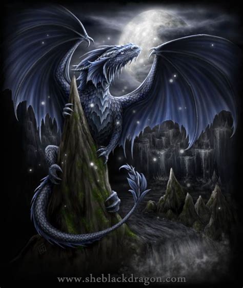 Blue Moon Dragon Fantasy Dragon Dragon Moon Dragon Pictures