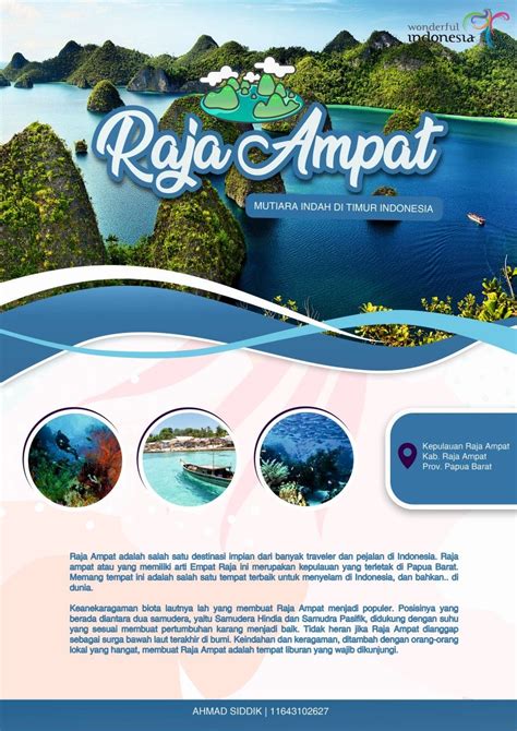 Poster Wisata Indonesia Contoh Poster