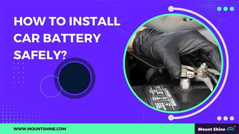 How To Install Car Battery Safely Diy Guide